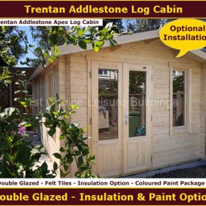 Trentan Addlestone Apex Log Cabin 1.