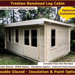 Trentan Banstead Pent Log Cabin 1.