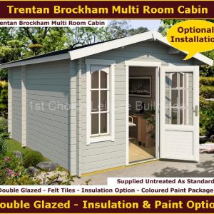 Trentan Brockham Multi Room Log Cabin 1.