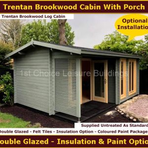 Trentan Brookwood Apex Log Cabin 1.