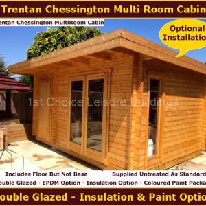 Trentan Chessington Multi Room Log Cabin 1.