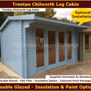 Trentan Chilworth Apex Log Cabin 1.