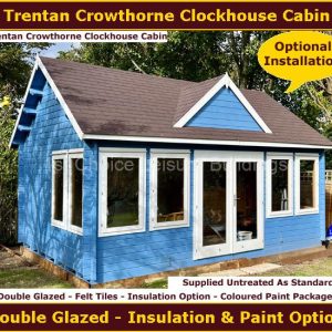 Trentan Crowthorne Clockhouse Log Cabin 1.