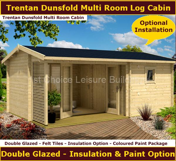 Trentan Dunsfold Multi Room Log Cabin 1.