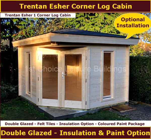 Trentan Esher 1 Corner Log Cabin 1.