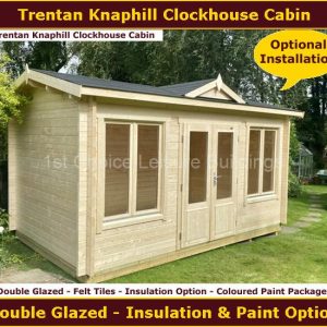 Trentan Knaphill Clockhouse Log Cabin 1.