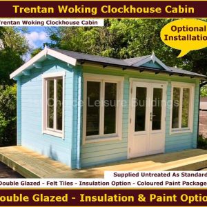 Trentan Woking Clockhouse Log Cabin 1.