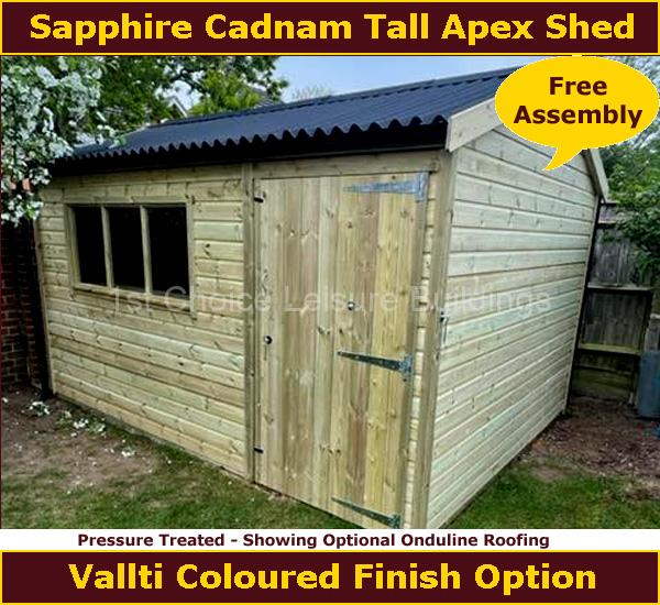 Sapphire Cadnam Tall Height Insulated Building