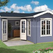 1st Choice Trentan Pyrford L Shaped Corner Log Cabin For Your Garden 2