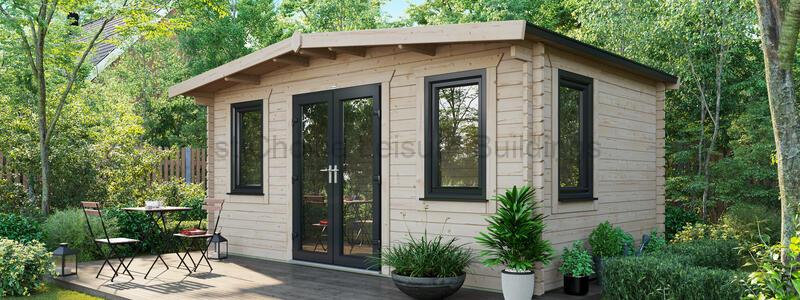 10х16 Humber Dartford Chalet Log Cabin WDDW