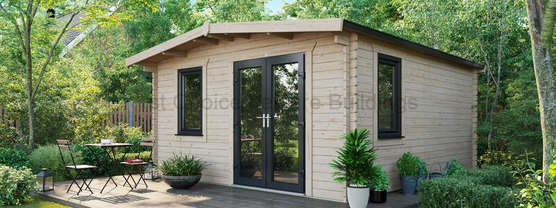 16х14 Humber Chalet Log Cabin WDD