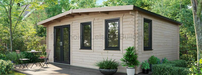 16х18 Maidstone Chalet Log Cabin DDWW