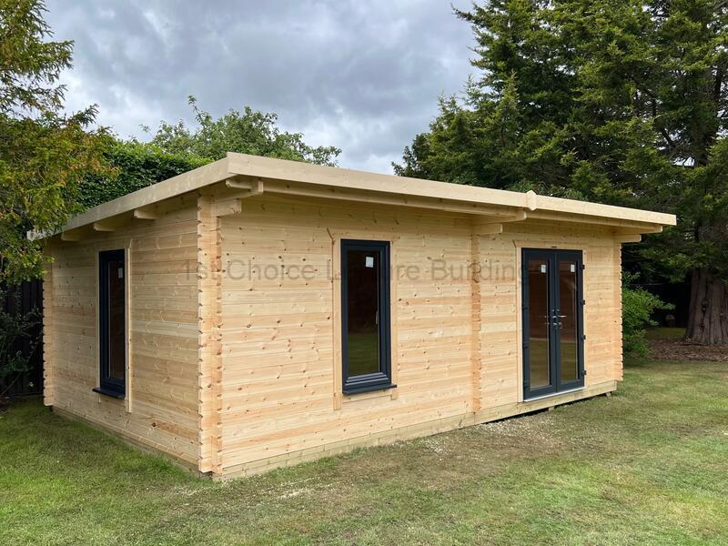 7m x 4m Bespoke Log Cabin 3