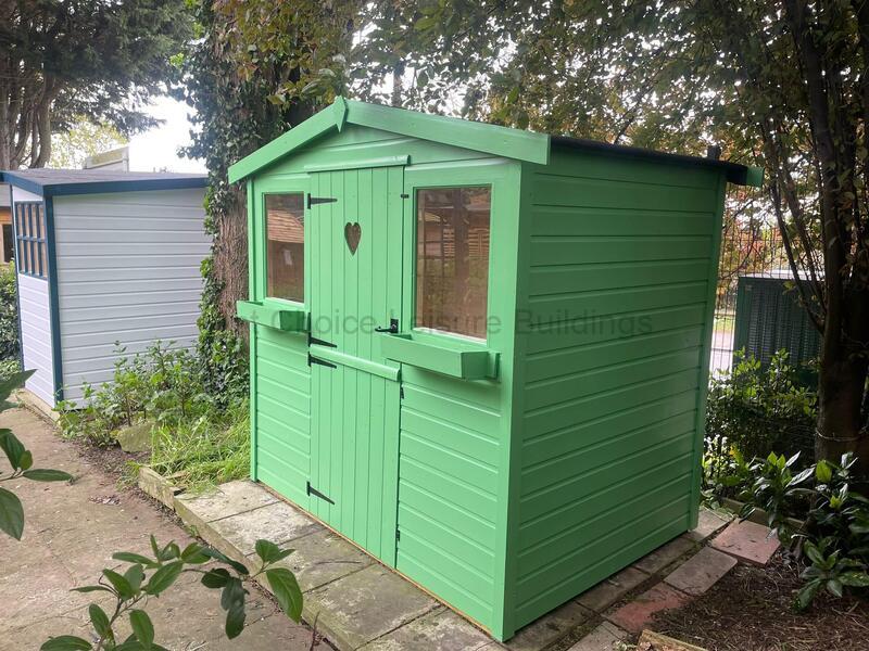 Diamond Woodgate Transverse Apex Garden Shed (21)