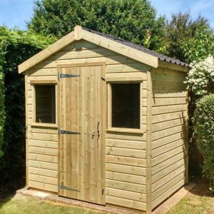 Sapphire 8ft x 8ft Swanwick Transverse Apex shown with optional Onduvilla tiles SSSTA3