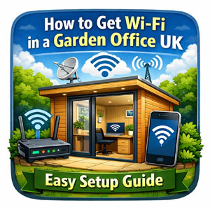 How to Get Wi-Fi in a Garden Office UK | Easy Setup Guide