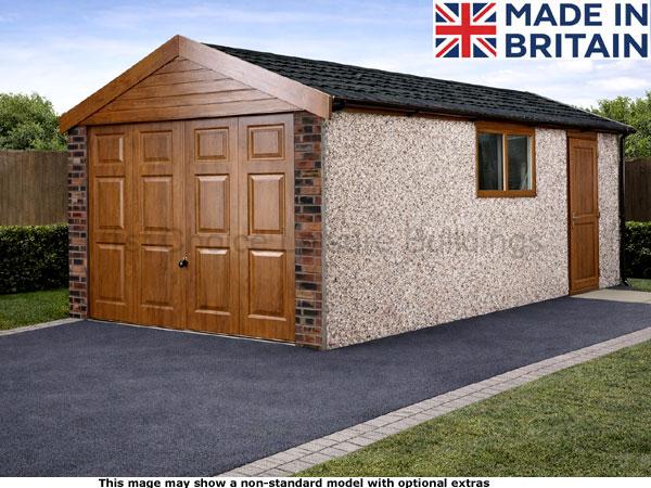 image of Lidget Deco Deluxe Apex Concrete garage