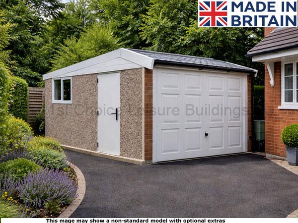 image of Lidget Mansard Pent Concrete garage