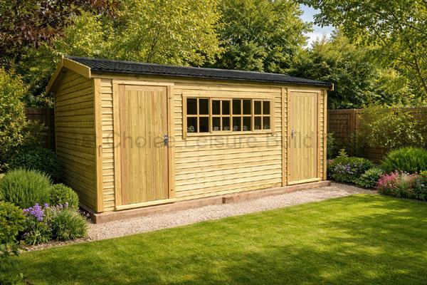 summerhouse shed before