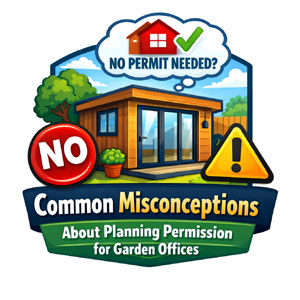 Common Misconceptions About Planning Permission for Garden Offices