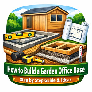 How to Build a Garden Office Base – Step by Step Guide & Ideas