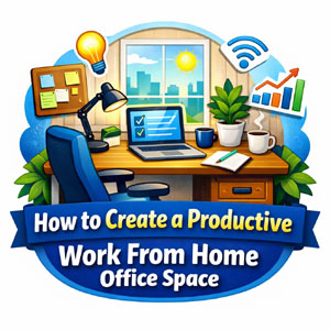 How to Create a Productive Work From Home Office Space