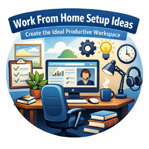 Work From Home Setup Ideas | Create the Ideal Productive Workspace