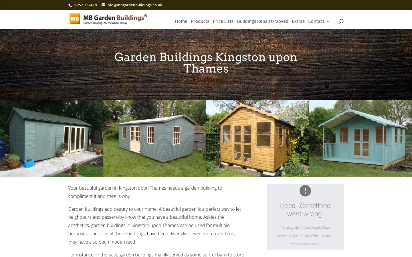 MB Garden Buildings — Kingston offering