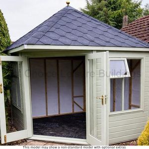 Platinum Hamble Corner Garden Room – 1st Choice Leisure Buildings
