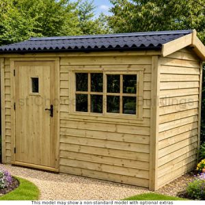 Platinum Traditional Apex Workshop – 1st Choice Leisure Buildings