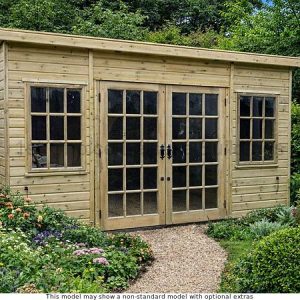 Platinum Winchester Pent Georgian Garden Room – 1st Choice Leisure Buildings