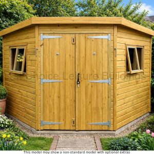 Sapphire Eversley Corner Shed – 1st Choice Leisure Buildings