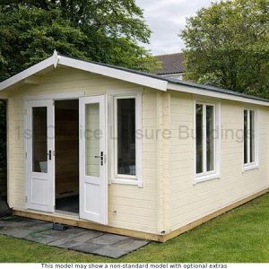 Trentan Addlestone Gable Apex Log Cabin – 1st Choice Leisure Buildings