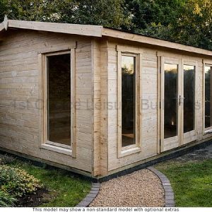 Trentan Chertsey Gable Apex Log Cabin – 1st Choice Leisure Buildings