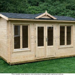 Trentan Knaphill Clockhouse Log Cabin – 1st Choice Leisure Buildings