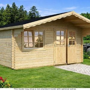 Trentan Sandhurst Gable Apex Log Cabin – 1st Choice Leisure Buildings