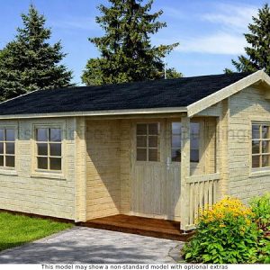 Trentan Sunningdale Gable Apex Log Cabin – 1st Choice Leisure Buildings